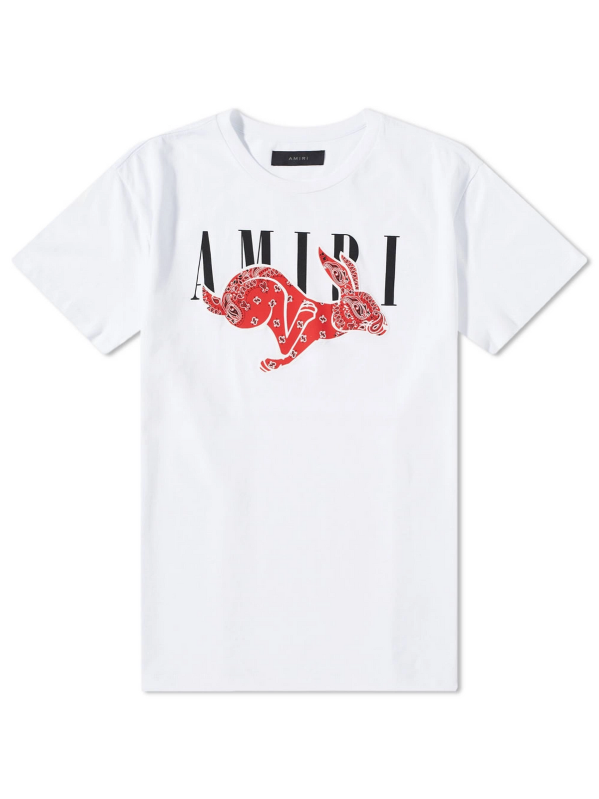AMIRI CNY RABBIT LOGO TEE WHITE