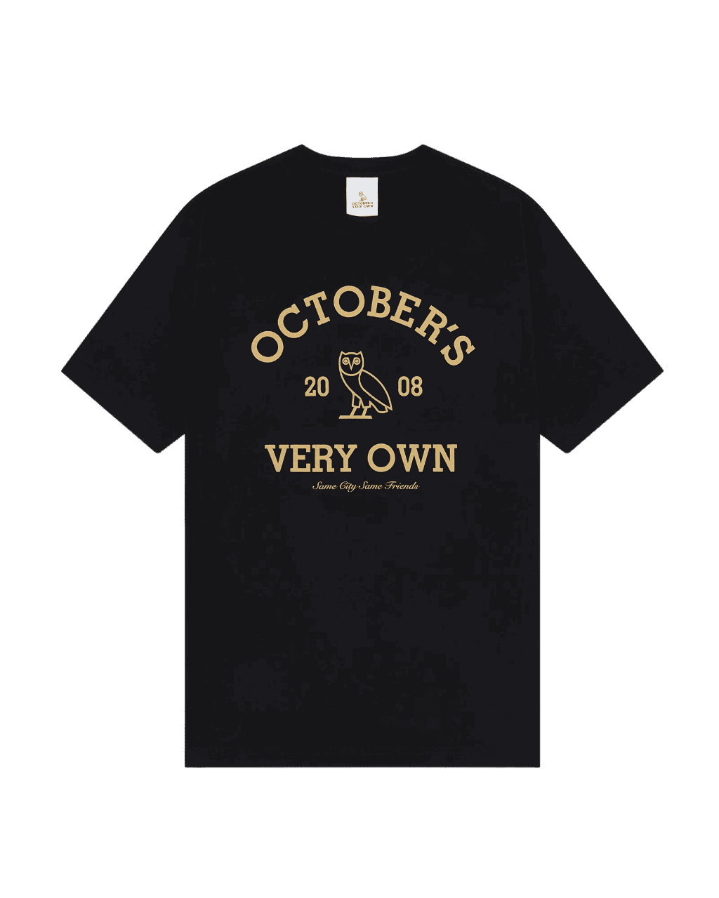 OVO OVO Collegiate Black/Gold Tshirt - Size: S T-Shirts | Shop From The Mirage