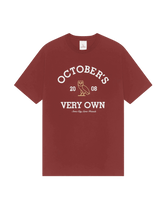 OVO OVO Collegiate Burgandy Tshirt - Size: S T-Shirts | Shop From The Mirage