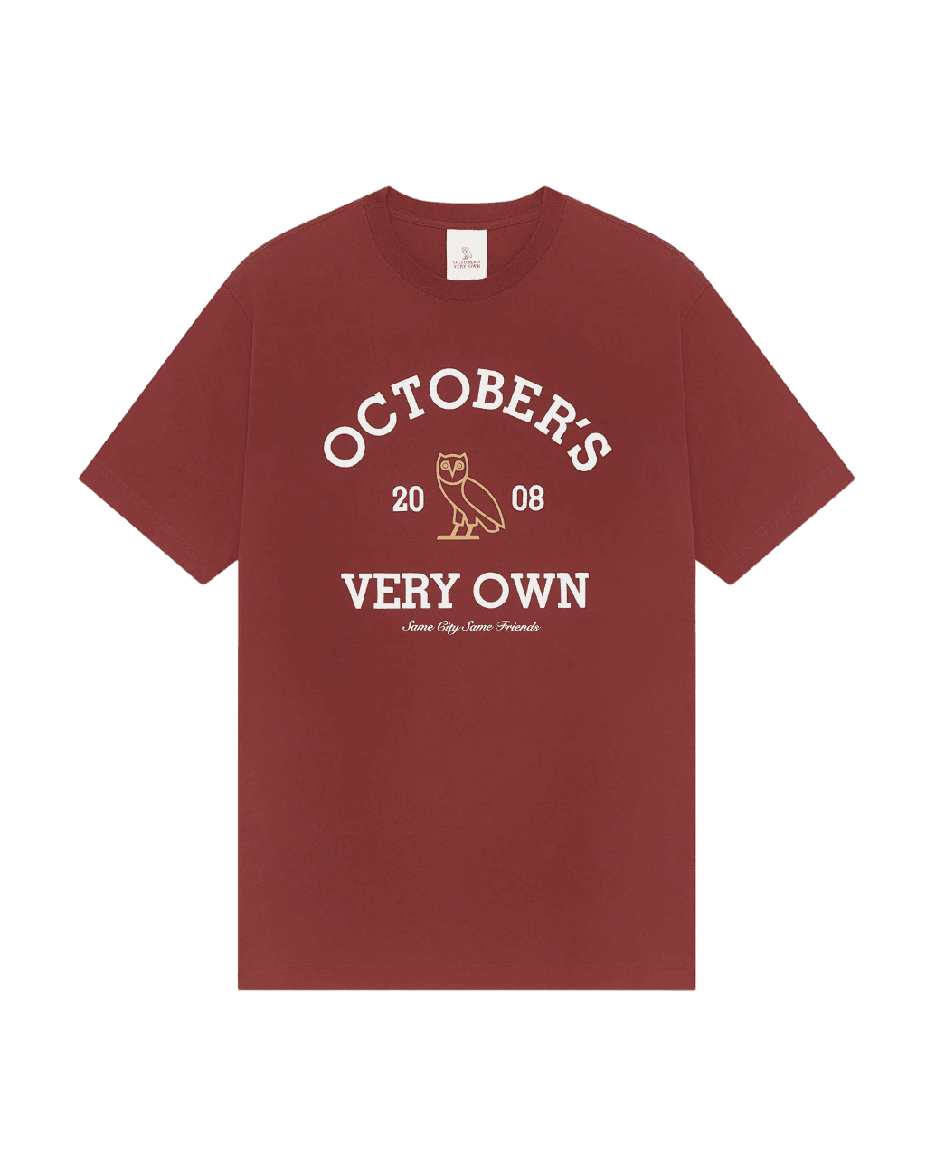 OVO Collegiate Burgandy Tshirt