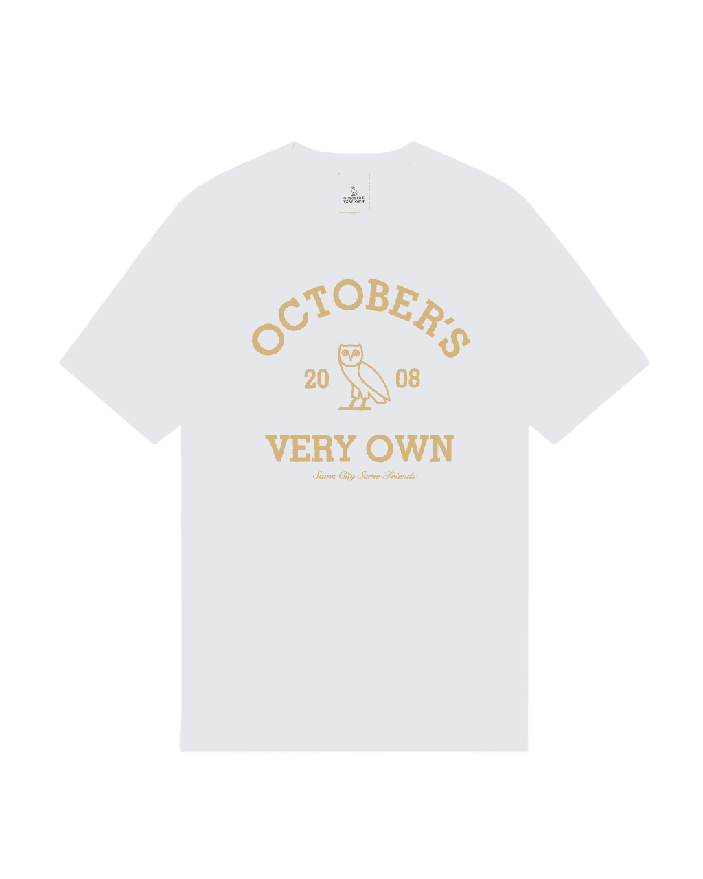OVO OVO Collegiate White/Gold Tshirt - Size: S T-Shirts | Shop From The Mirage