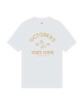 OVO OVO Collegiate White/Gold Tshirt - Size: S T-Shirts | Shop From The Mirage