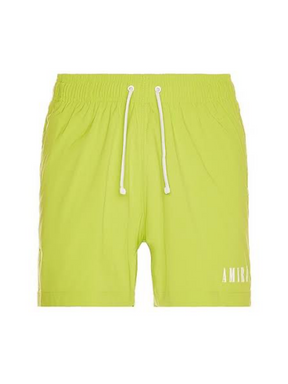 AMIRI CORE LOGO SWIM SHORTS LIME