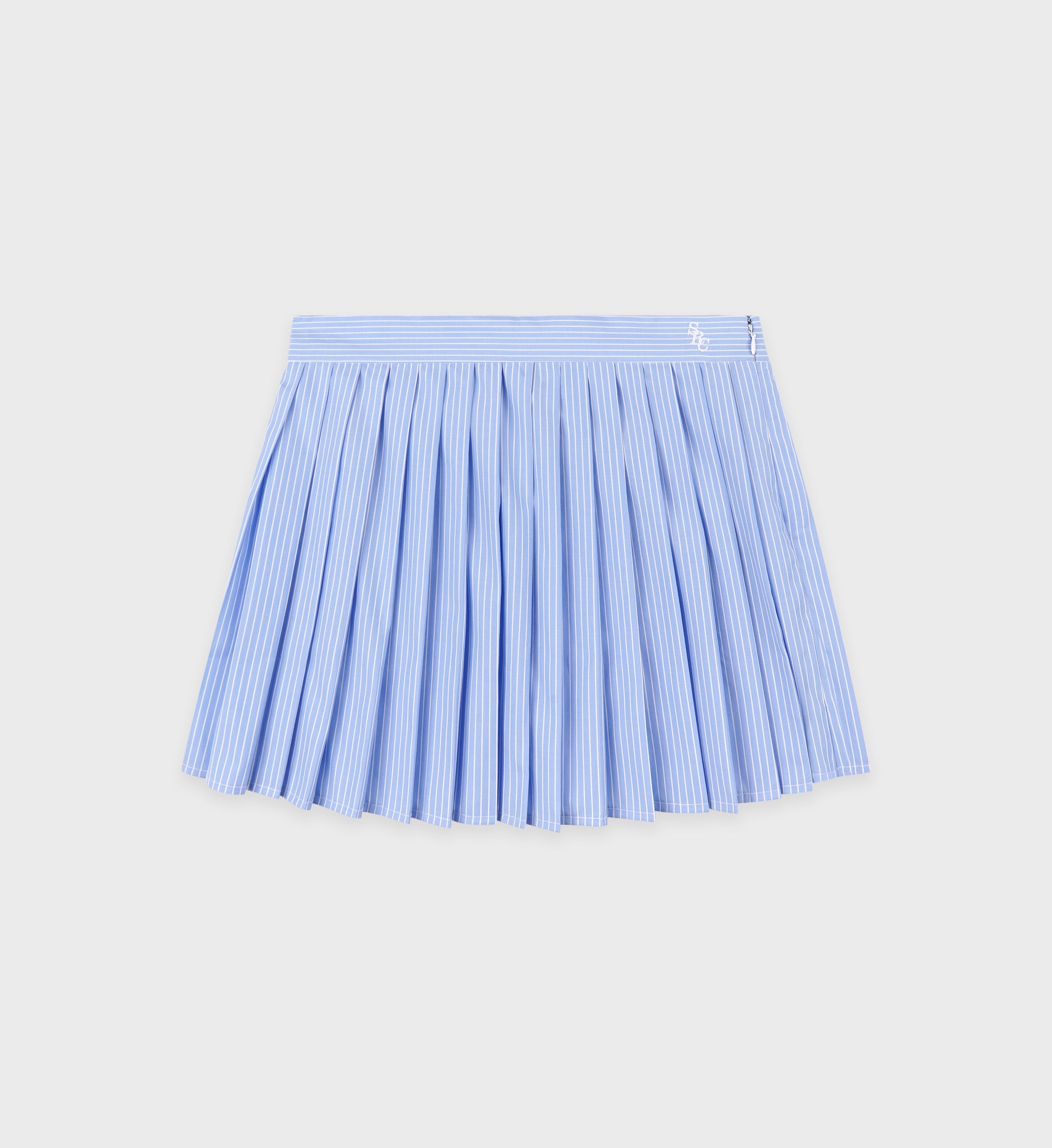 SRC Anae Skirt - Light Blue Striped/White