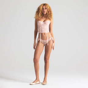 SPRING INTIMATES CORSET | PRIMROSE TWO TONE