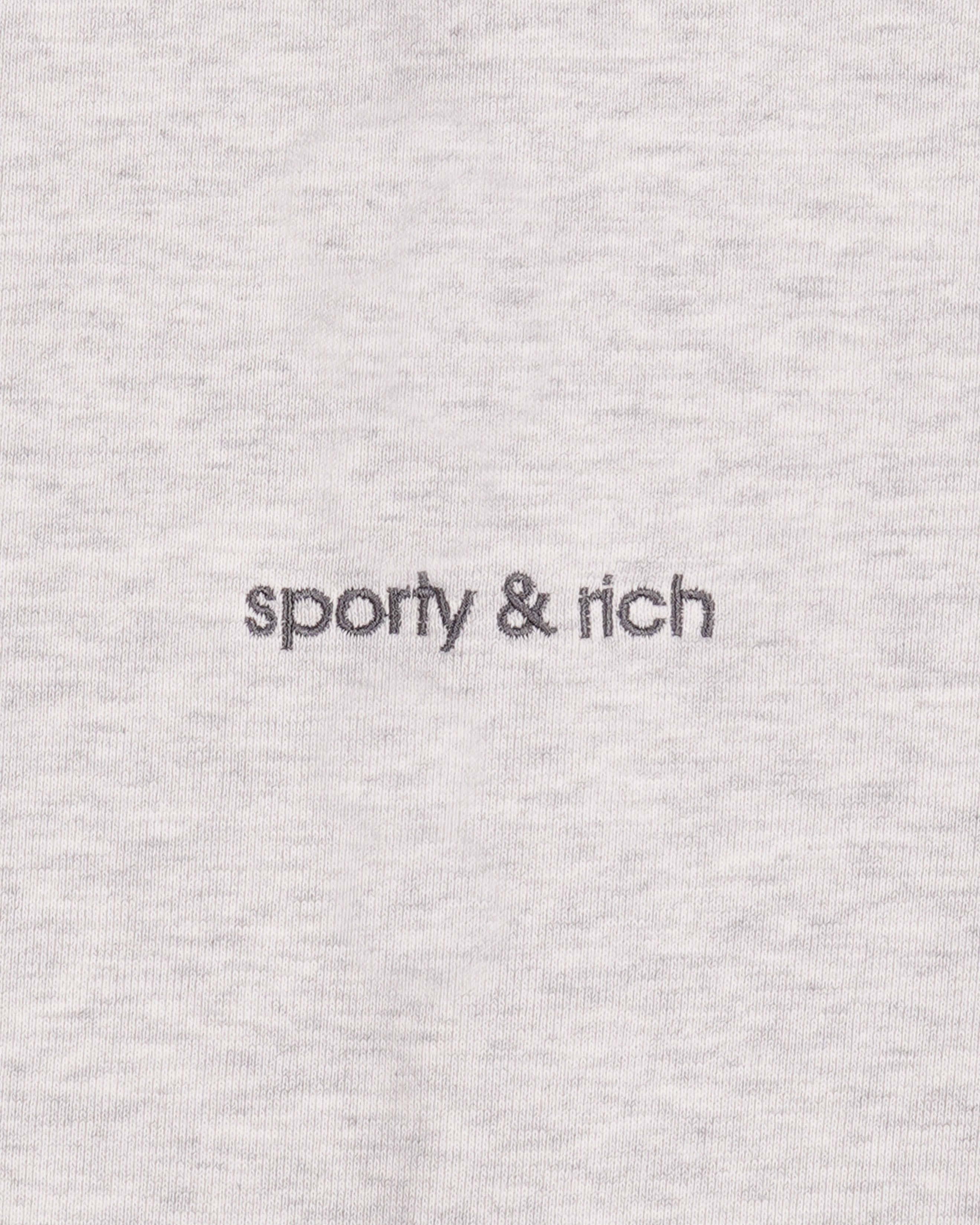 Adidas Track & Field Crewneck - Heather Gray/Faded Black/Teal