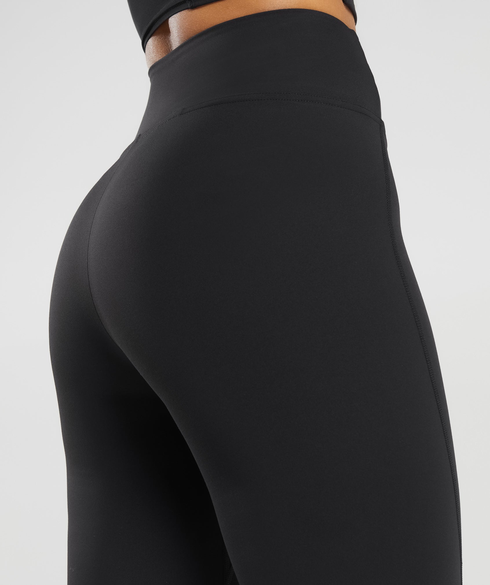 Gymshark Crossover Regular Flared Leggings - Black