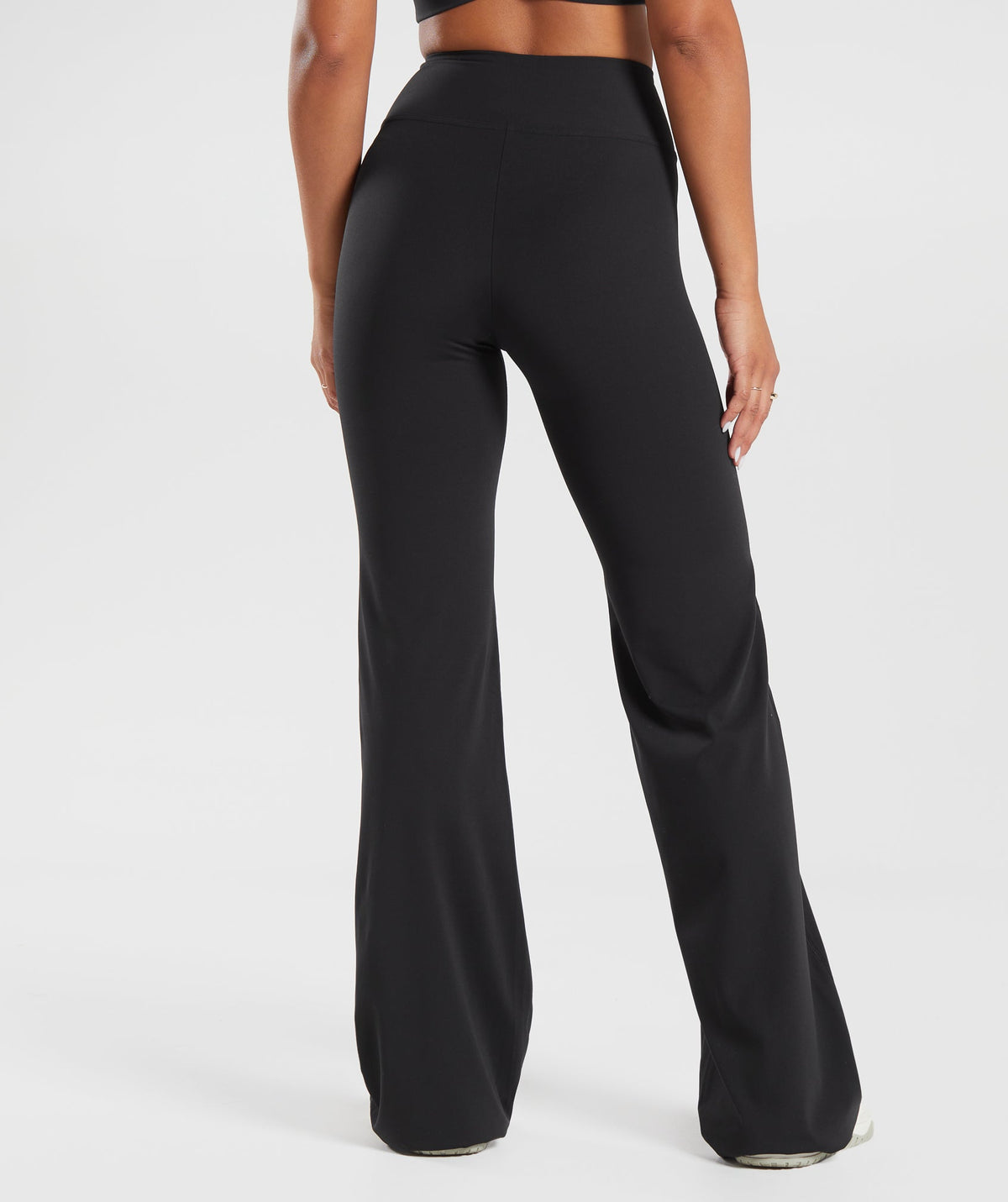 Gymshark Crossover Flared Leggings - Black