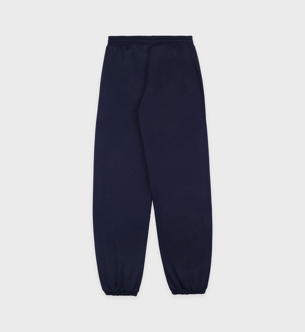 Crown Tennis Track Pant - Navy/White