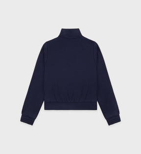 Crown Tennis Track Jacket - Navy/White