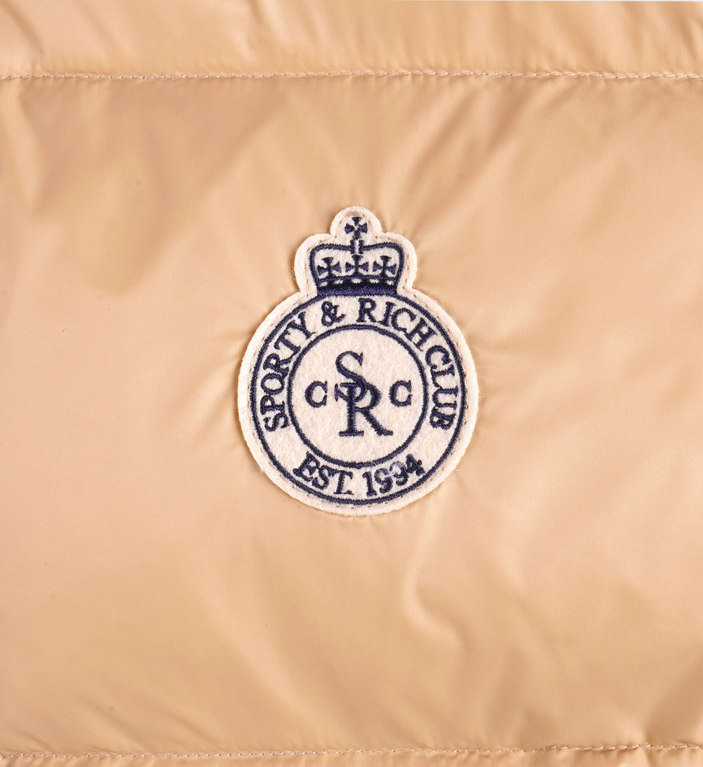 Crown Puffer Jacket - Beige