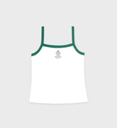 Crown Tennis Pique Tank - White/Alpine