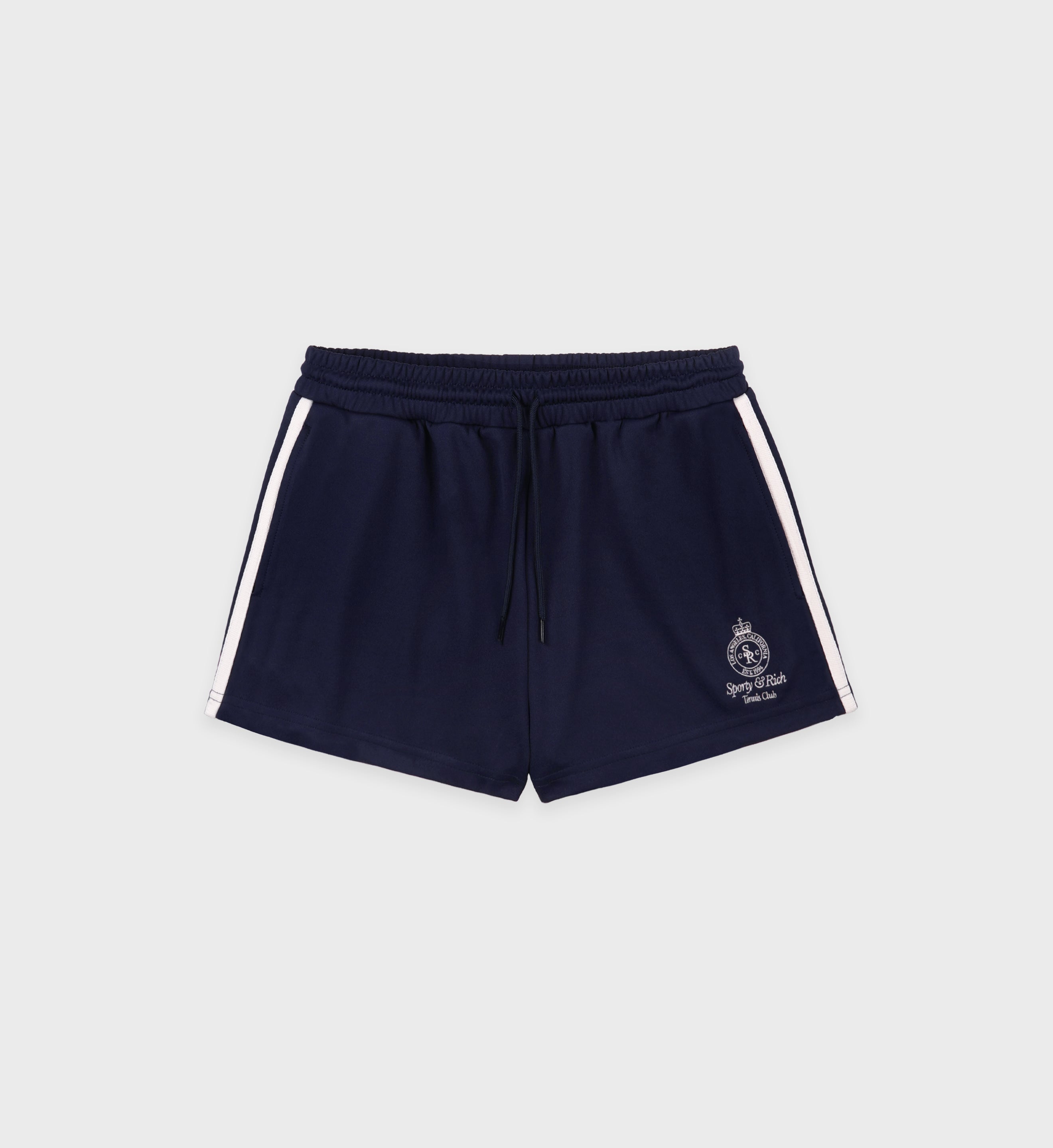 Crown Tennis Roller Short - Navy/White