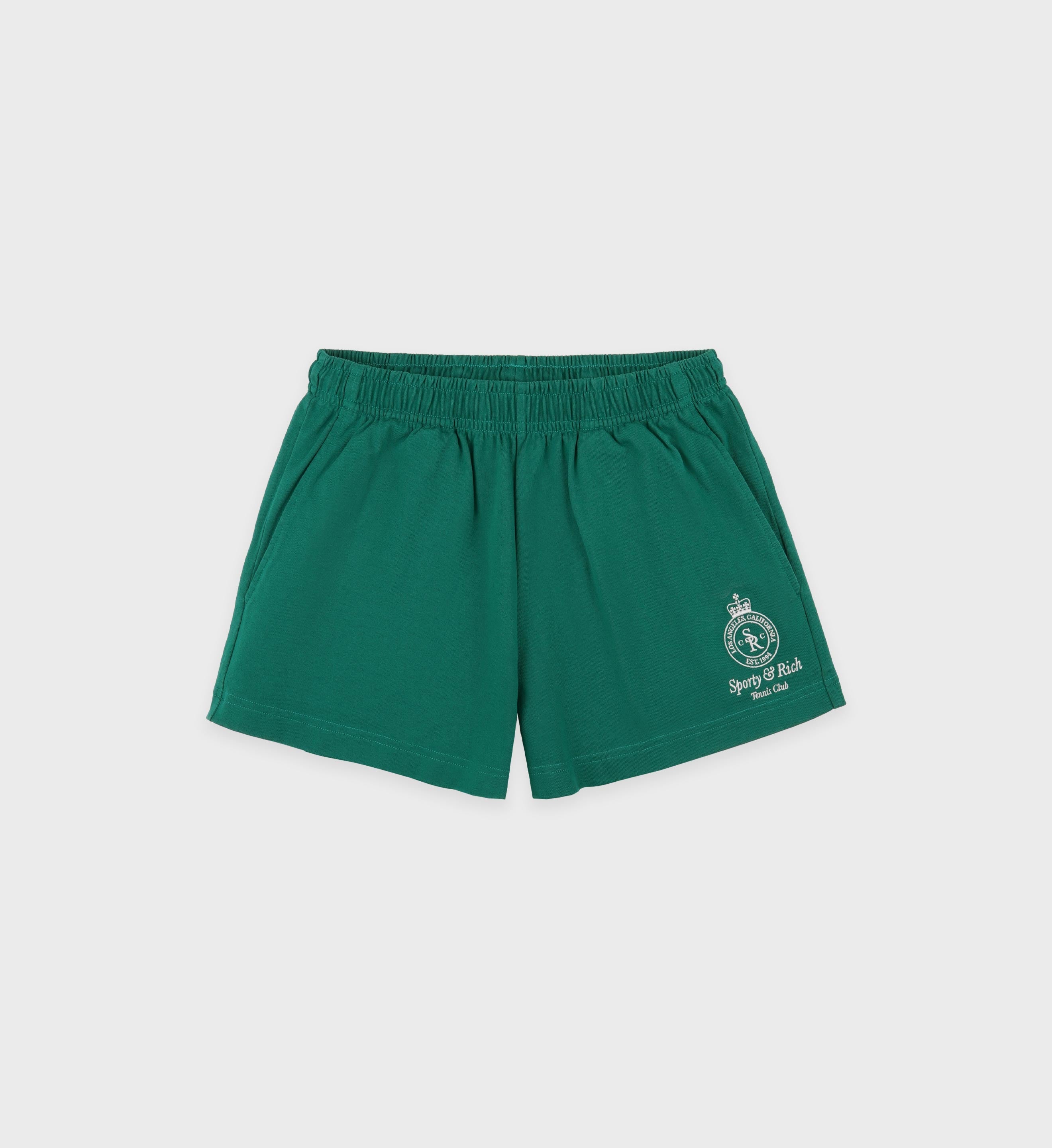 Crown Tennis Disco Short - Alpine/White