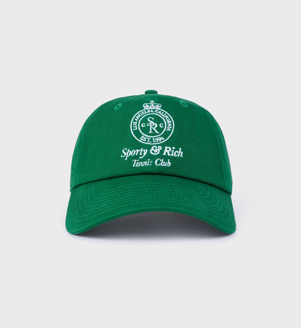 Crown Tennis Hat - Alpine/White