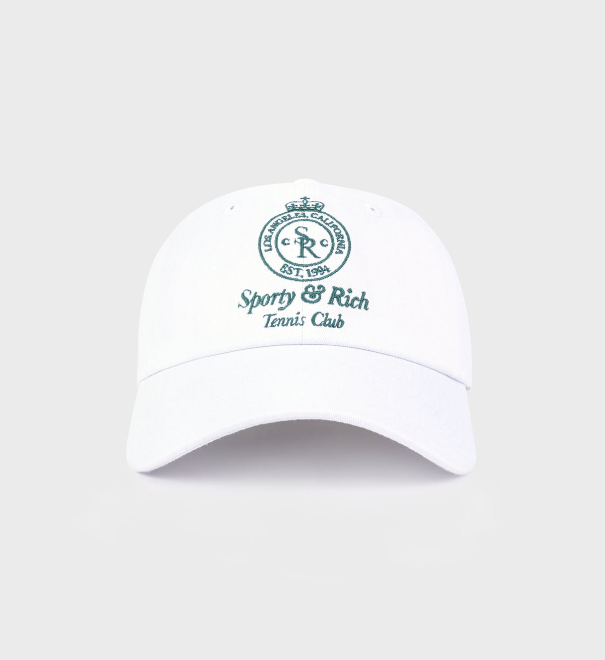 Crown Tennis Hat - White/Alpine