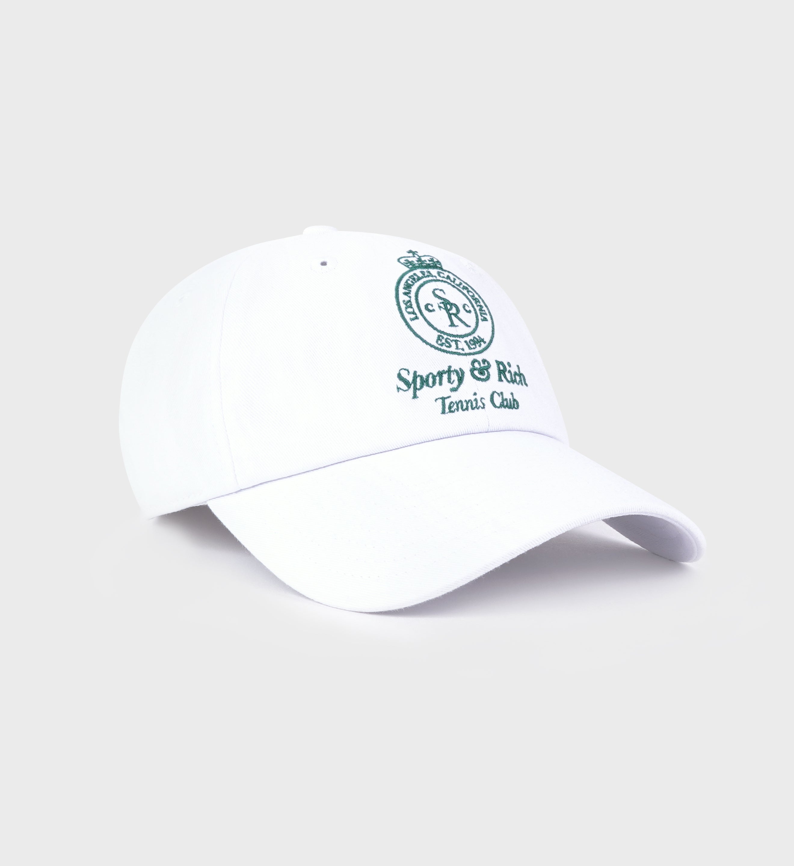 Crown Tennis Hat - White/Alpine