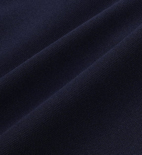 Crown 70s Pique Polo - Navy/White