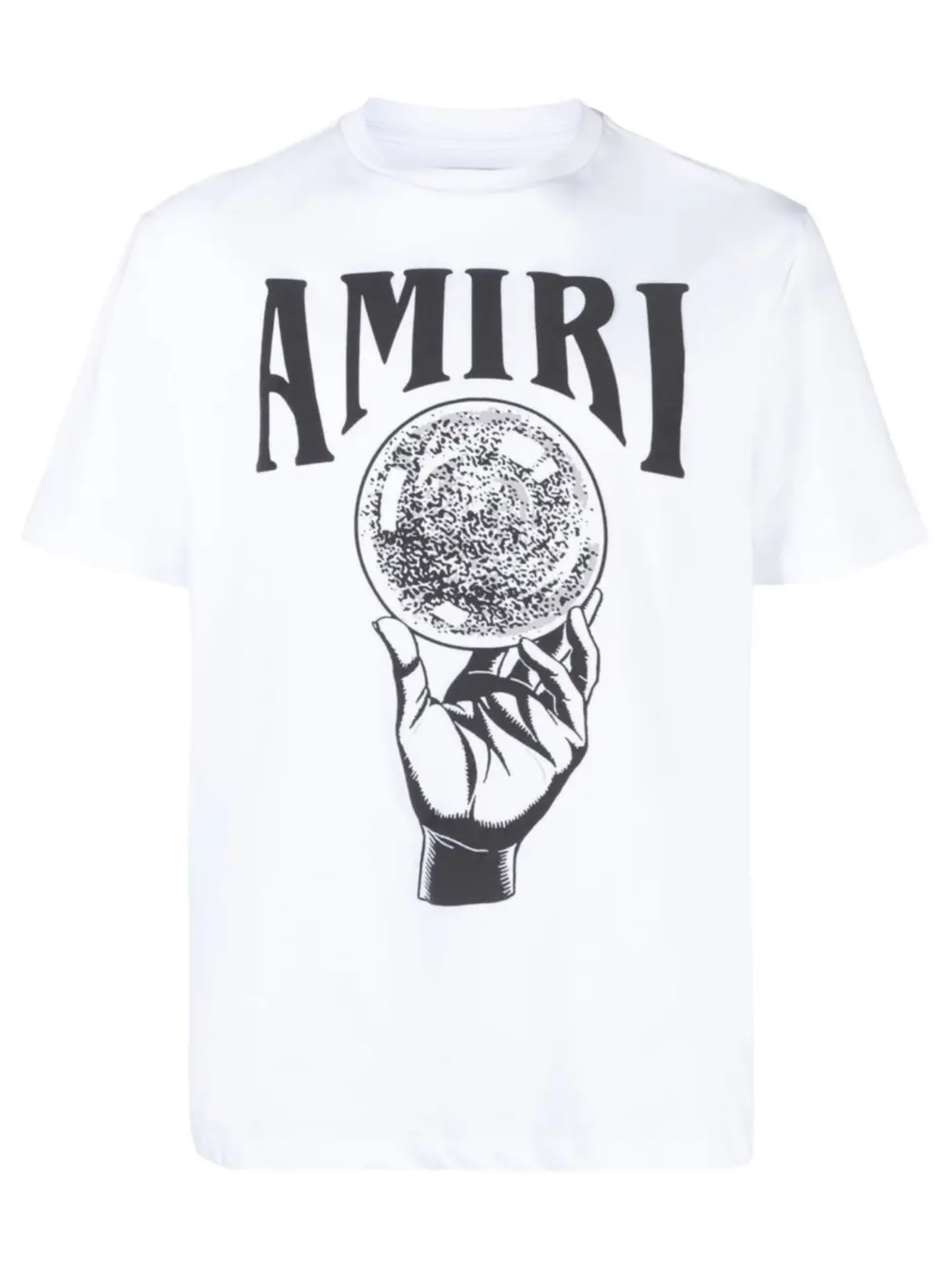 AMIRI CRYSTAL BALL TEE WHITE
