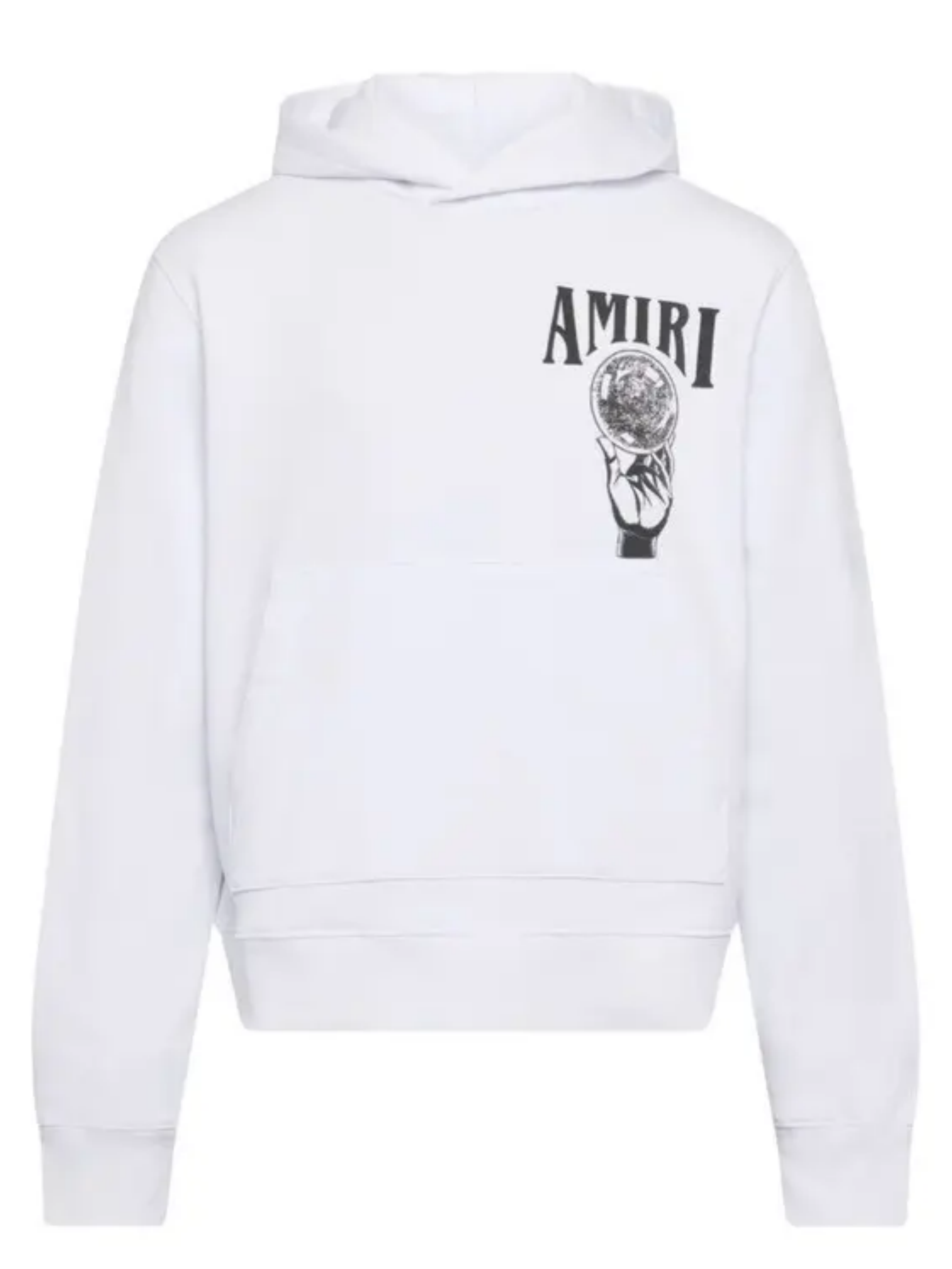 AMIRI CRYSTAL BALL HOODIE WHITE