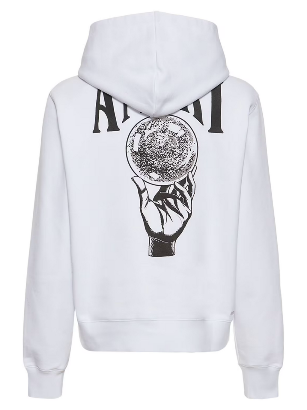 AMIRI CRYSTAL BALL HOODIE WHITE