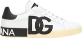 Dolce & Gabbana Portofino Low 'DG Logo Print - White Black'