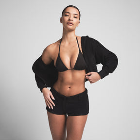 TERRY COVER-UPS SHORT SHORT | ONYX