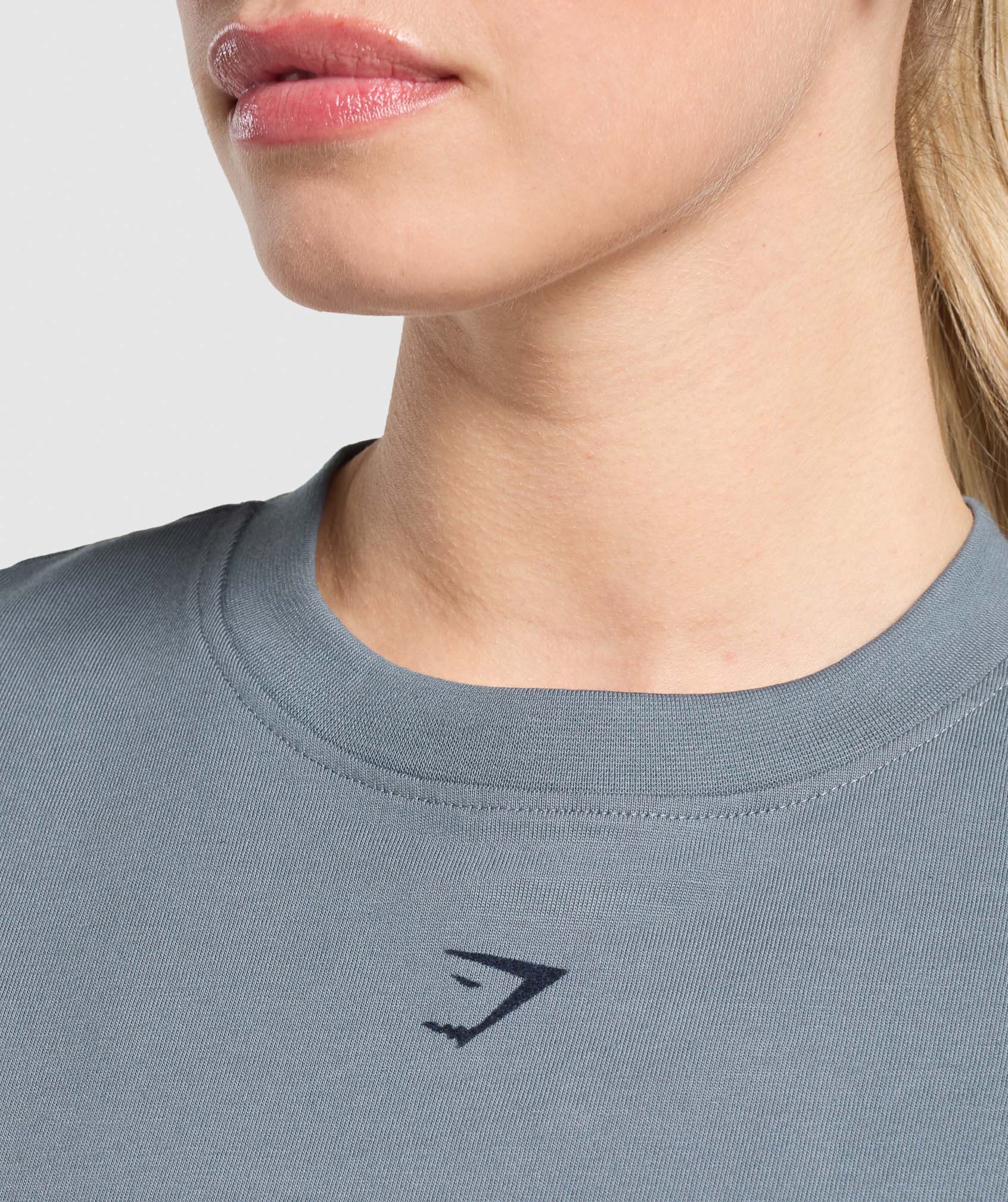Gymshark Campus Classics Graphic T-Shirt - Iron Blue