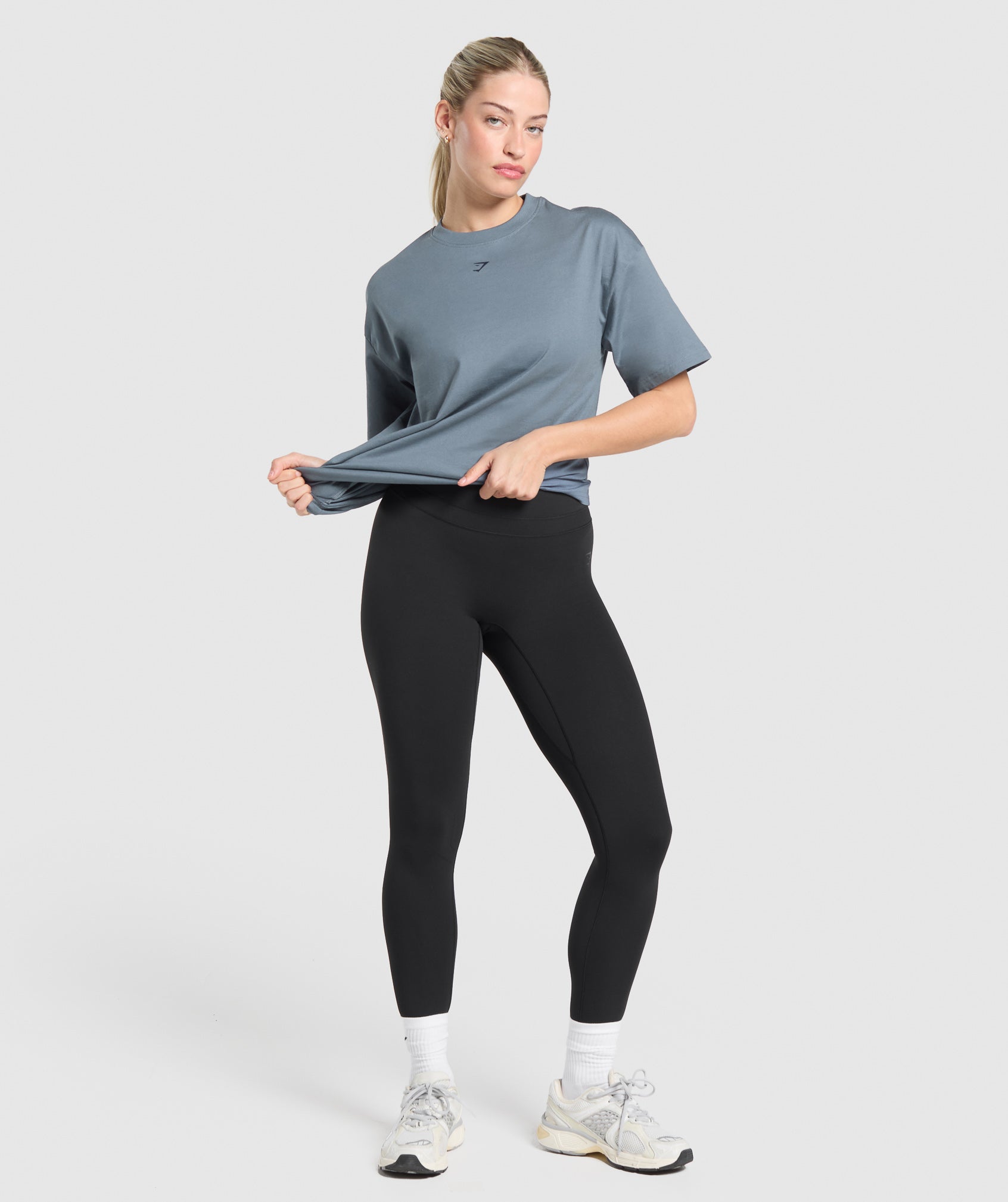 Gymshark Campus Classics Graphic T-Shirt - Iron Blue