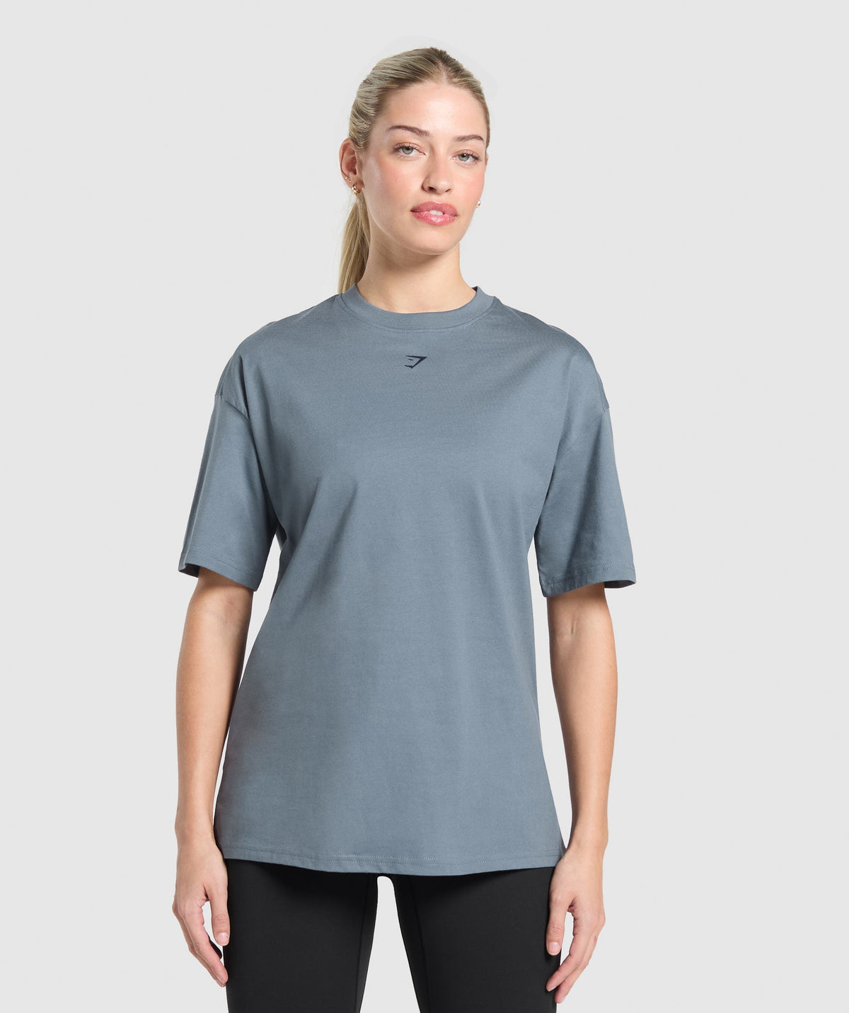 Gymshark Campus Classics Graphic T-Shirt - Iron Blue
