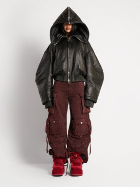Bambi Burgundy Shearling