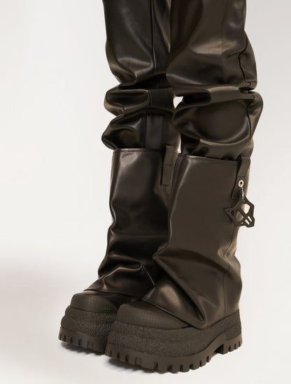 Disturb Black Leather