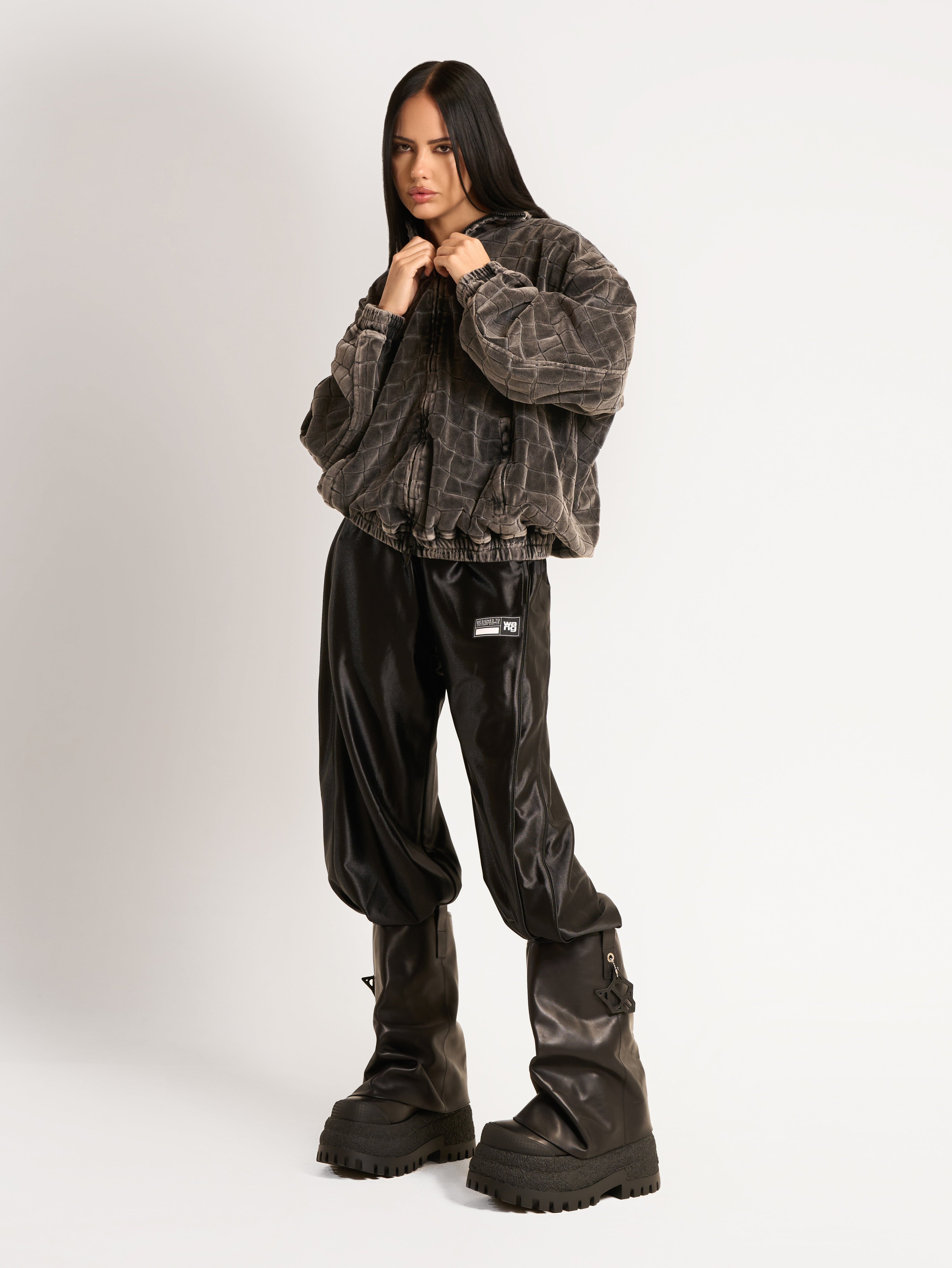 Disturb Black Leather