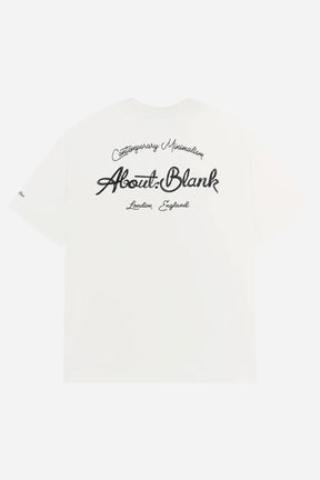 Chainstitch t-shirt - oat/black