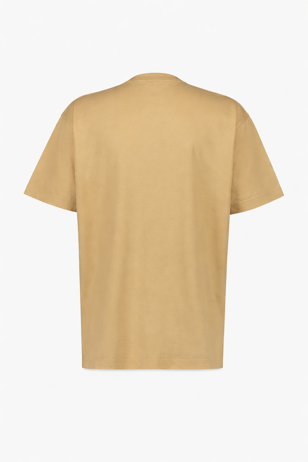 Gucci Beige Cotton Jersey T-Shirt with Gucci Print