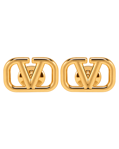 V Logo Earring