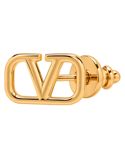 V Logo Earring