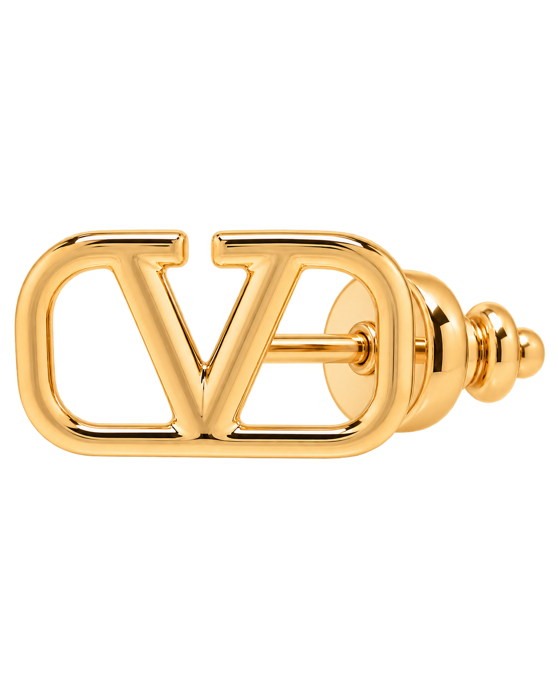 V Logo Earring