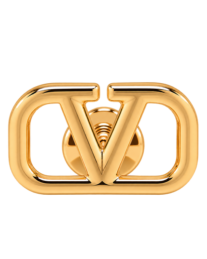 V Logo Earring