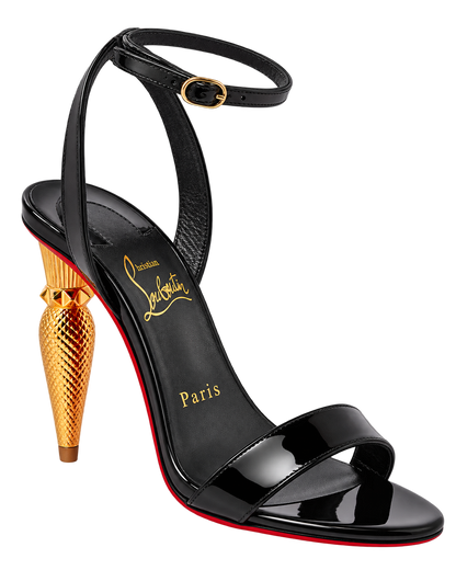 Lipqueen 100 patent leather sandals