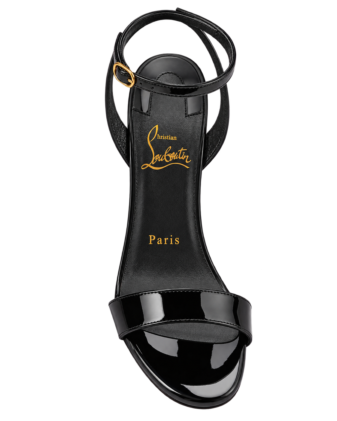 Lipqueen 100 patent leather sandals