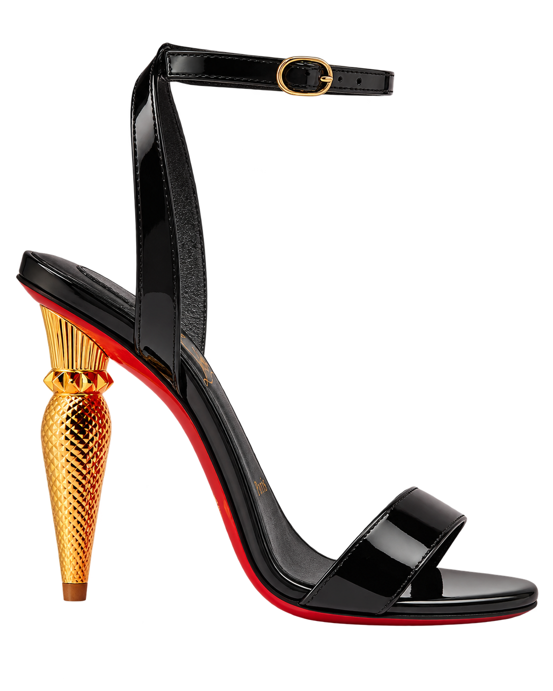 Lipqueen 100 patent leather sandals