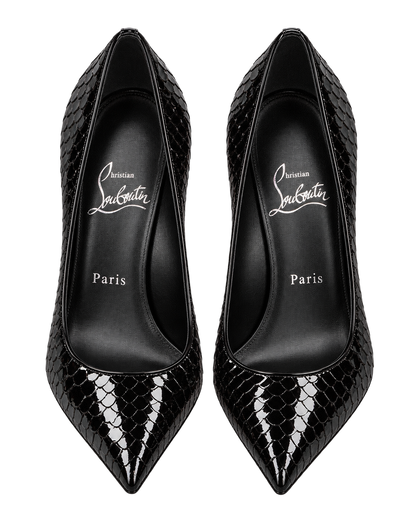 Kate embossed leather pumps