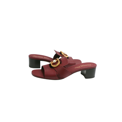 Christian Dior J'Adior Slingback Pump Ruby Red Technical Fabric