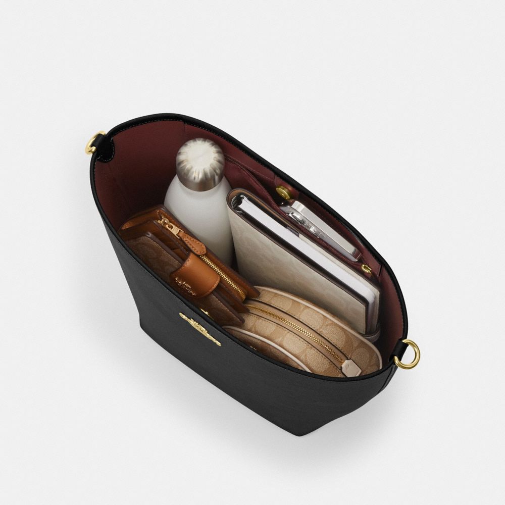 City Large Bucket Bag In Signature Canvas