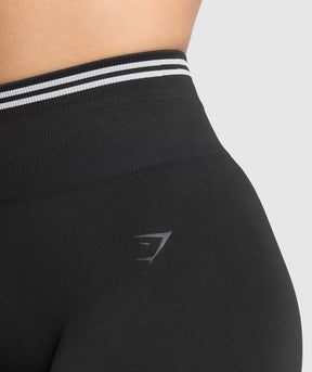 Gymshark Contrast Seamless Leggings - Black