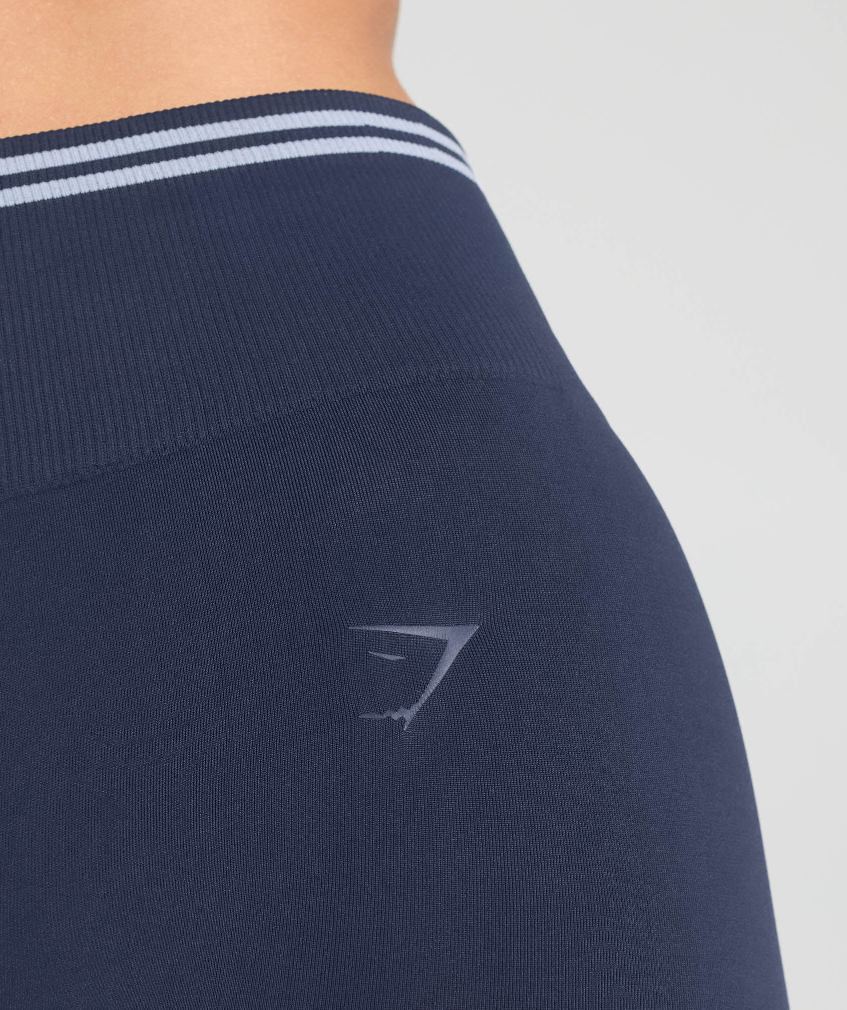 Gymshark Contrast Seamless Leggings - Heavy Blue
