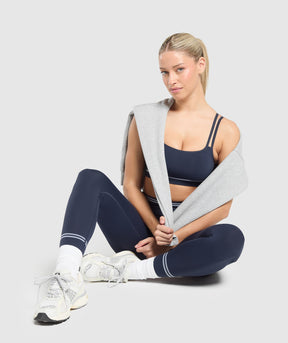 Gymshark Contrast Seamless Leggings - Heavy Blue