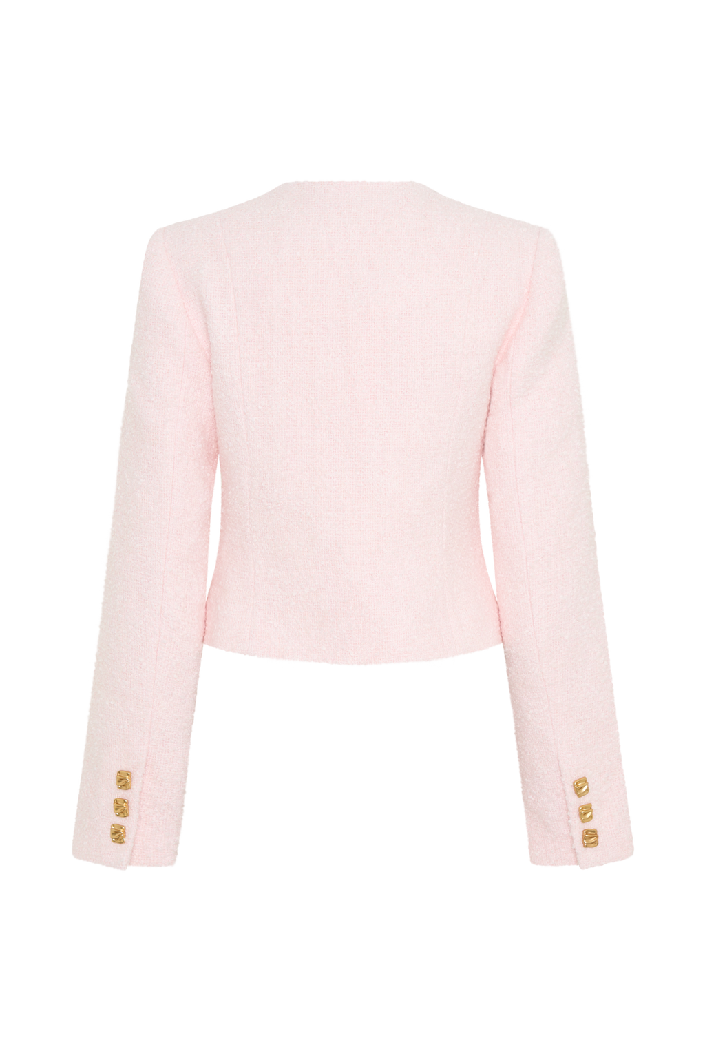 Cleo Boucle Jacket - Powder Pink