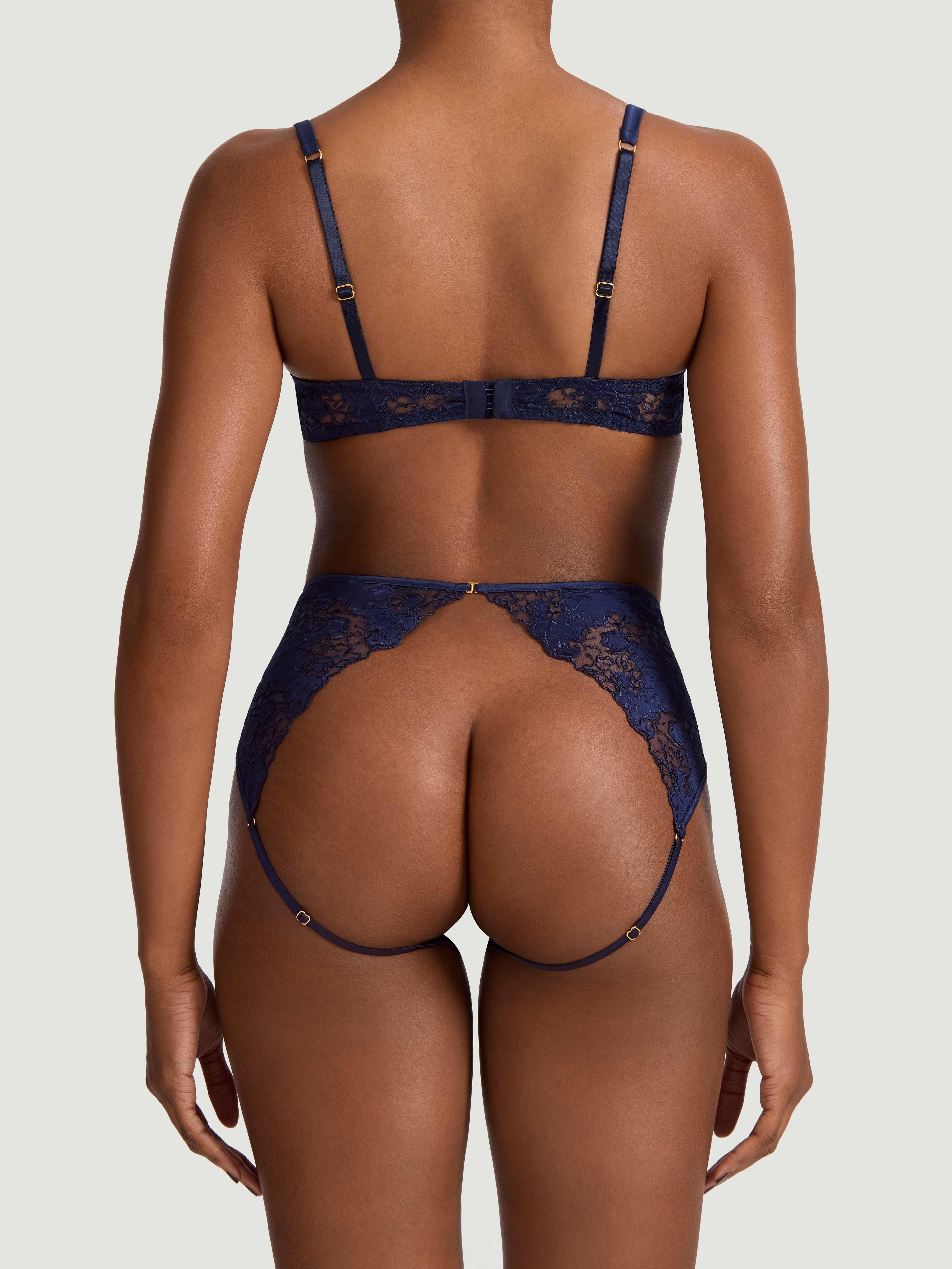 Coco de Mer Arella High Waisted Open Knicker